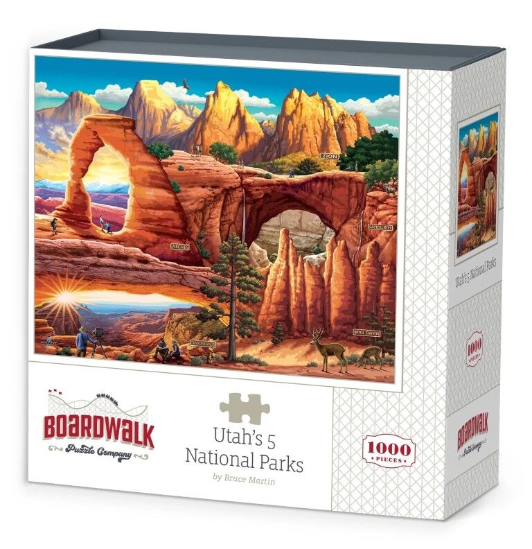 Boardwalk Utah's 5 National Parks Puzzle, 1000-Pc