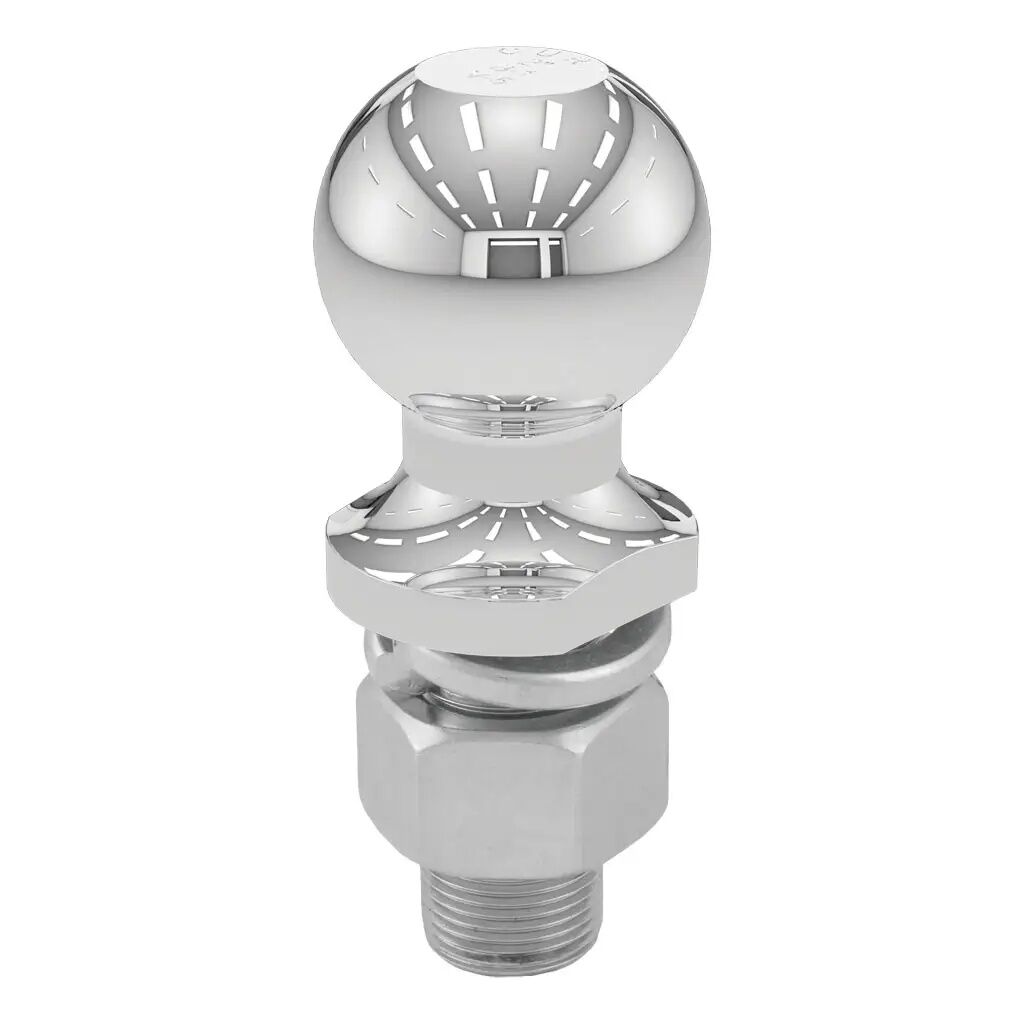 Curt Manufacturing Chrome Trailer Ball, 2-In