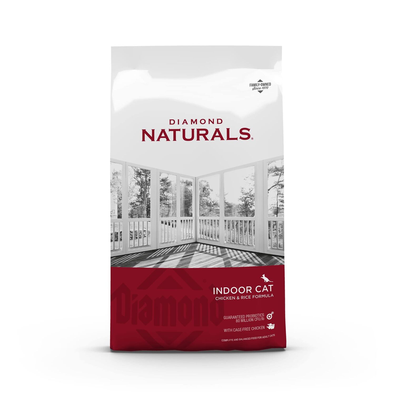 Diamond Naturals Indoor Cat Chicken & Rice Formula, 18-Lb