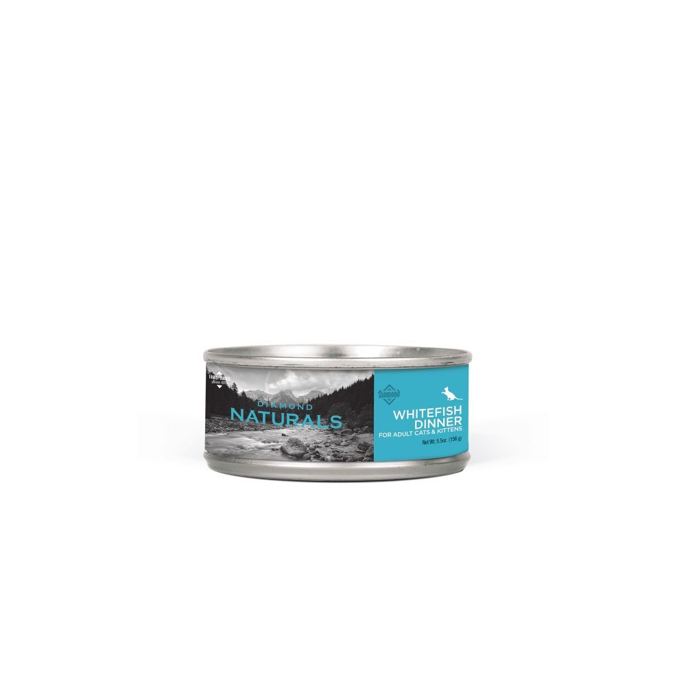 Diamond Naturals Whitefish Dinner for Adult Cats & Kittens, 5.5-Oz