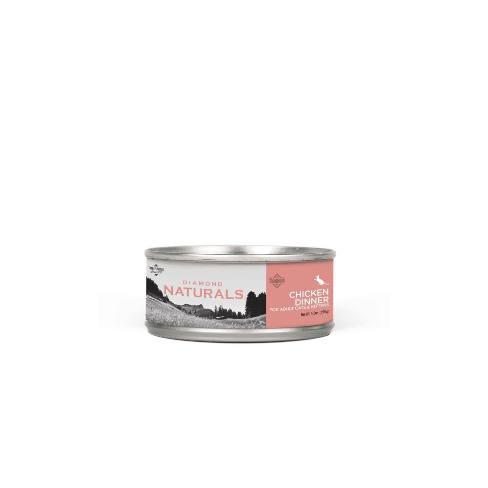 Diamond Naturals Chicken Dinner for Cats & Kittens, 5.5-Oz