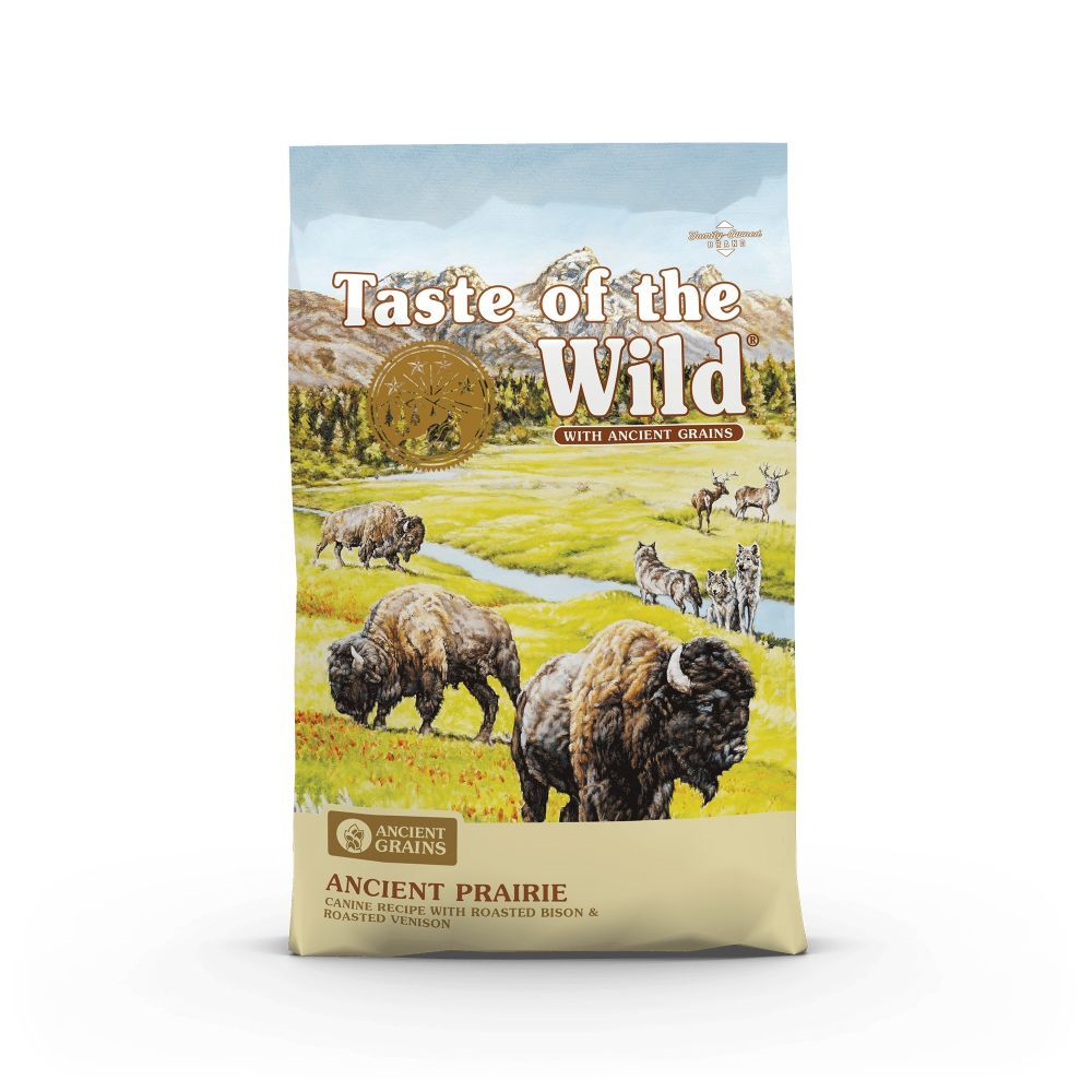 Taste of the Wild Ancient Prairie Canine with Roasted Bison & Roasted Venison Dog Food, 28-Lb