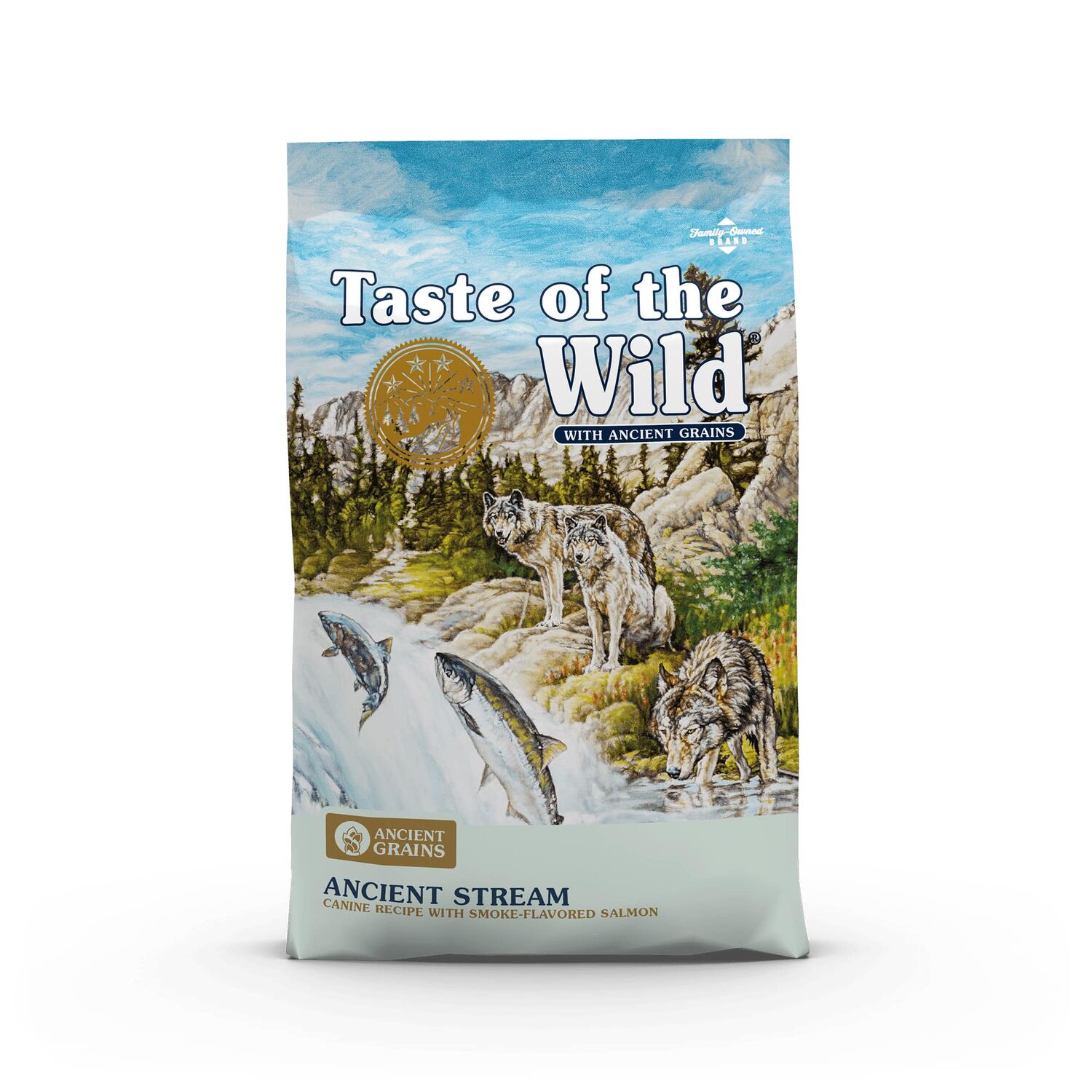 Taste Of The Wild Ancient Stream Canine Recipe With Smoke-Flavored Salmon Dog Food, 28-Lb