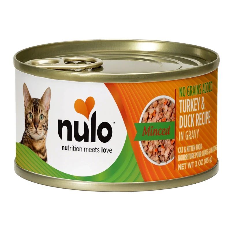 Nulo Minced Turkey & Duck In Gravy Recipe Cat Food, 3-Oz