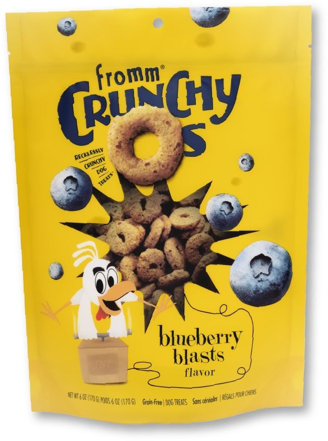 Fromm Crunchy Os Blueberry Blasts Flavor Dog Treats, 6-Oz