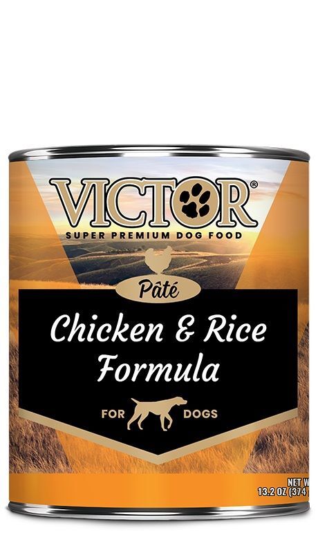 Victor Chicken and Rice Formula Pâté Dog Food, 13.2-Oz
