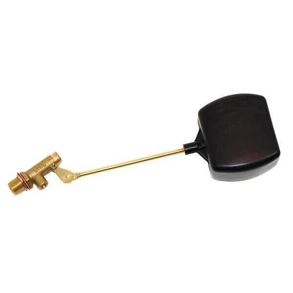 Dial Manufacturing Heavy Duty Brass Float Valve, 3/8-In MPT x 1/8-FPT
