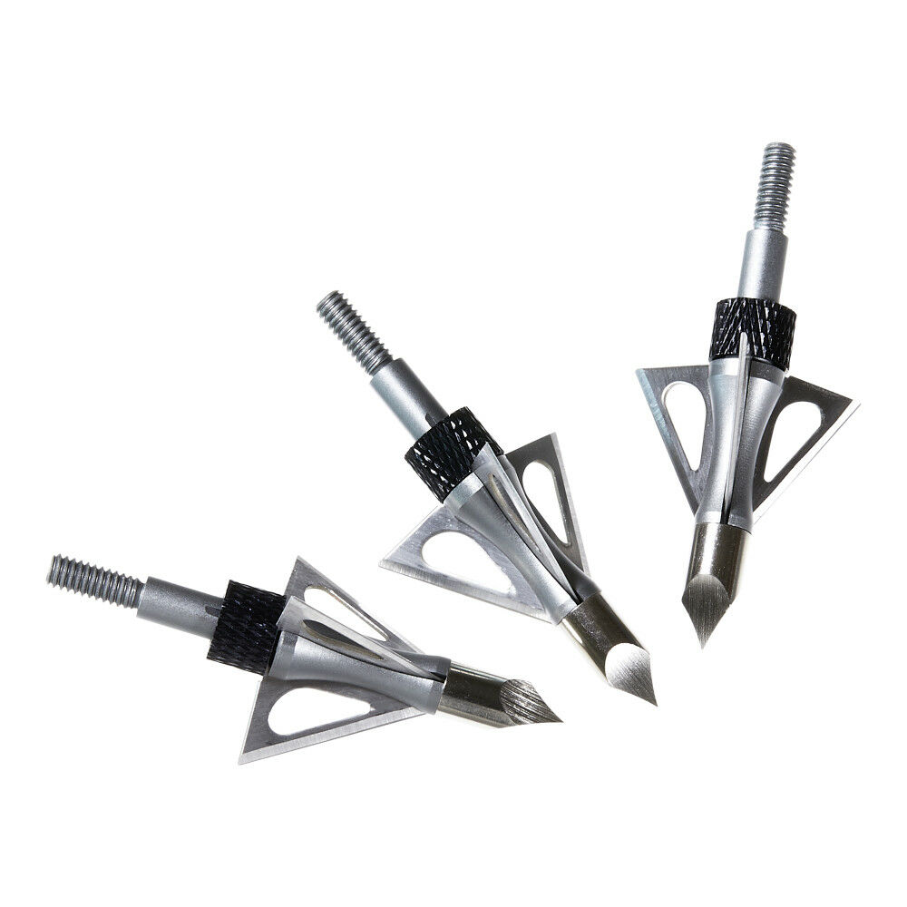 Allen Company Stryke Impact Fixed 100 Grain Blade Broadhead Arrow Head, 3-Pk