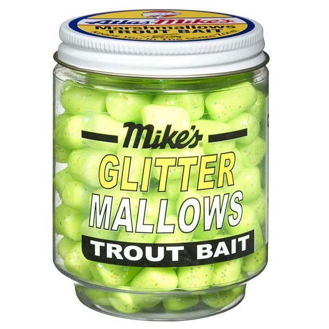 Mike’s Glitter Glo Mallows - Chartreuse/Cheese