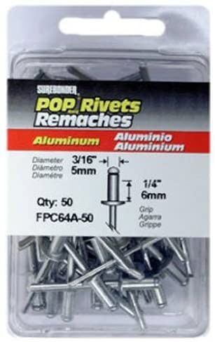 Fpc 50Pk Med Alu Rivet