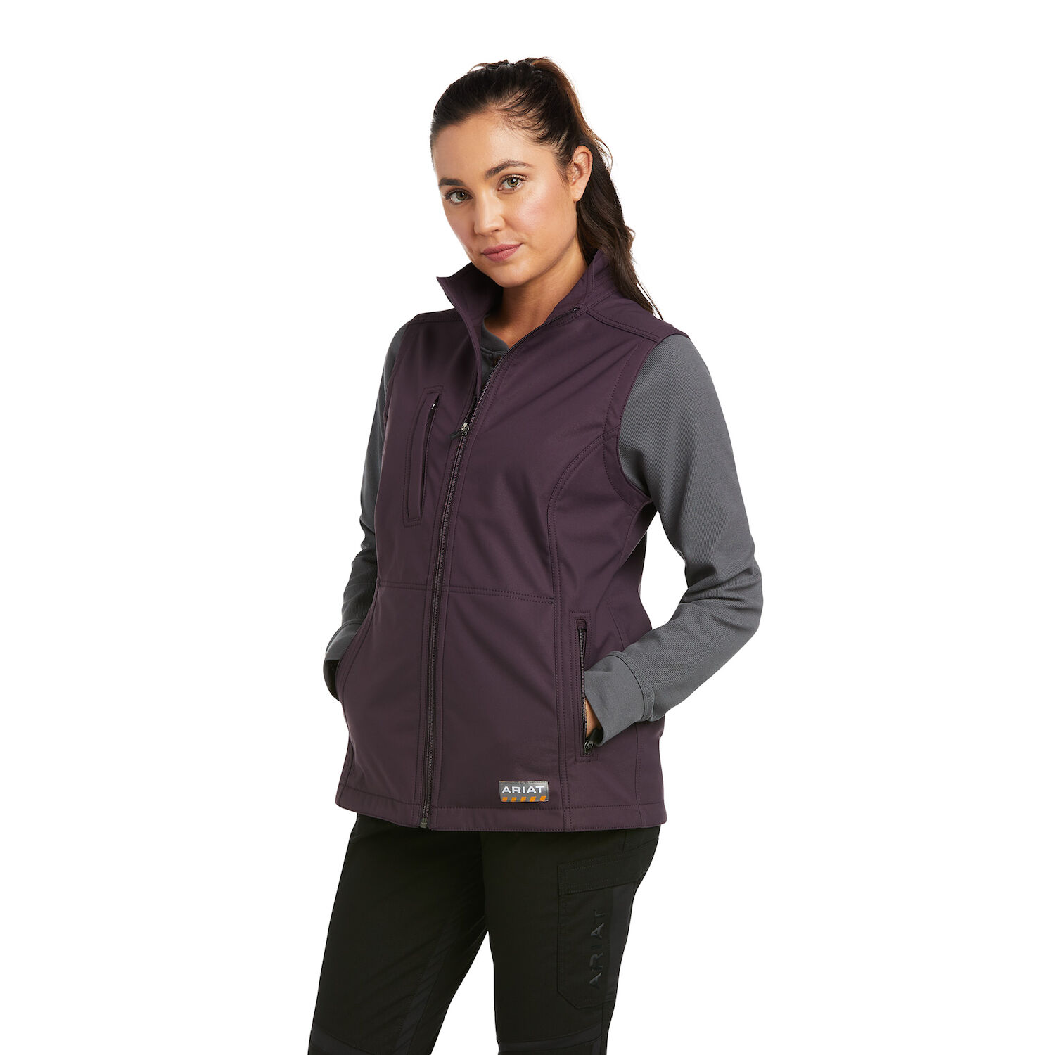 Ariat Women's Rebar Stretch Canvas Softshell Vest