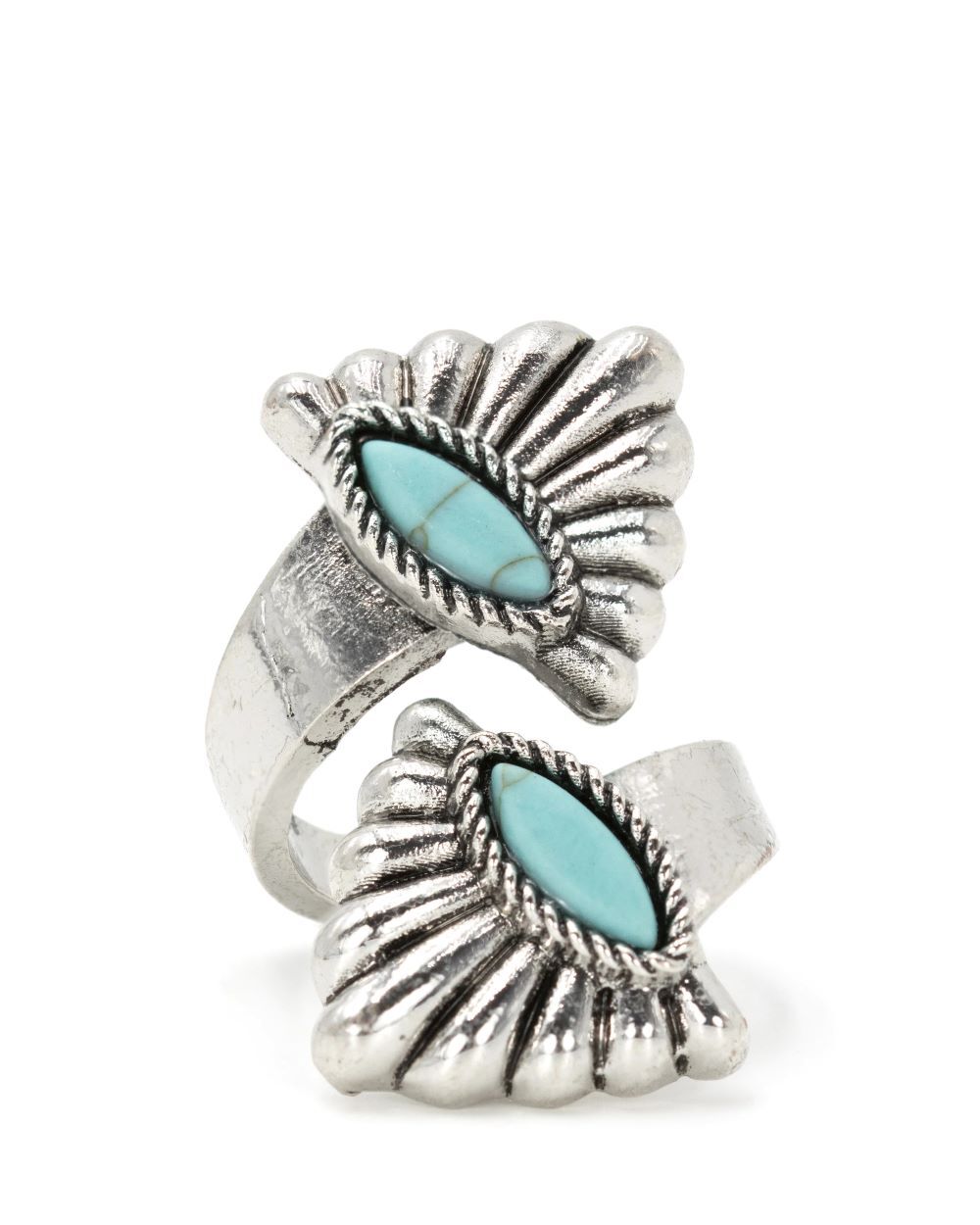 Cowgirl Confetti Silver Wings Ring