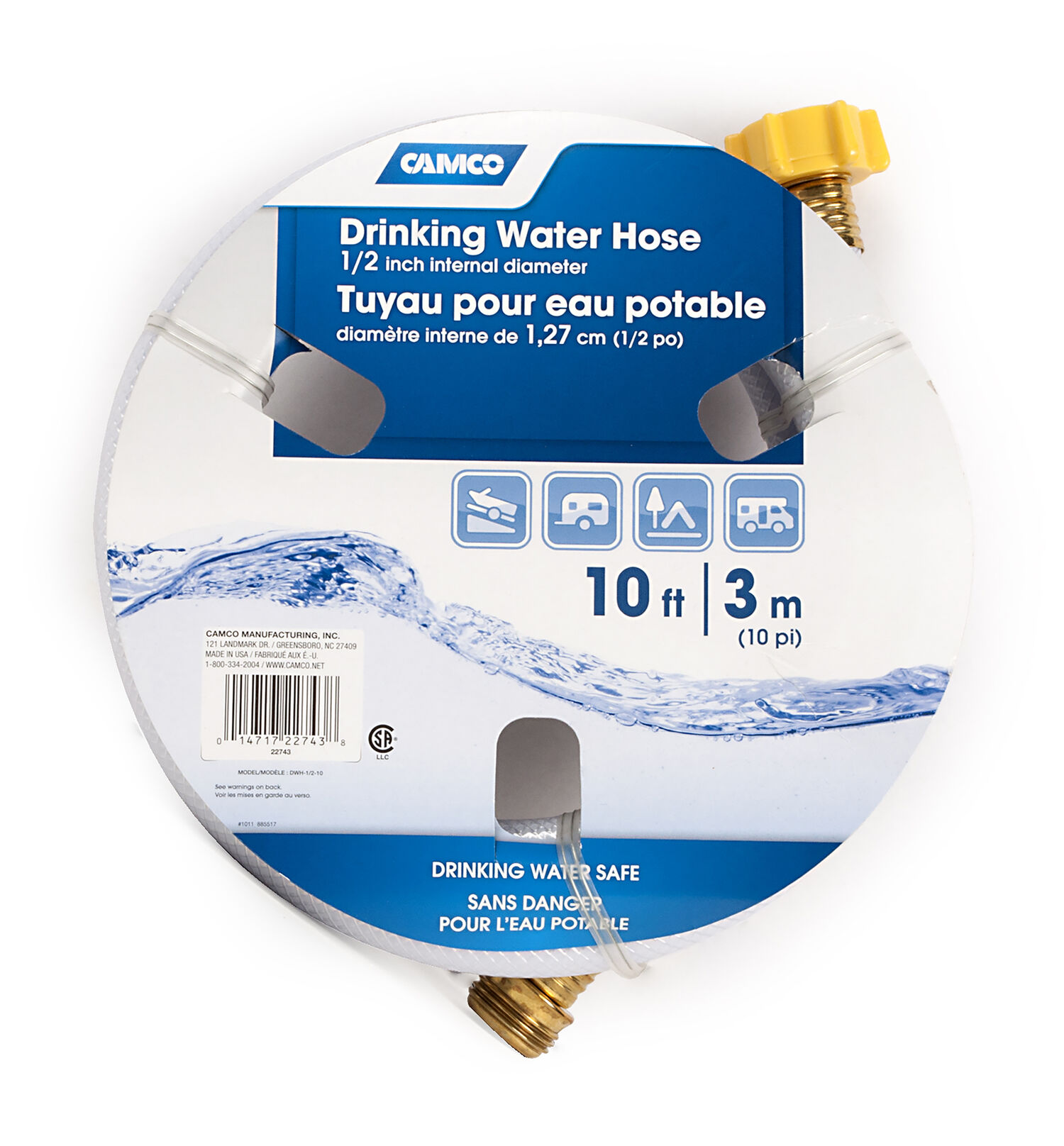 TastePURE 10-Ft Drinking Water Hose, 1/2-In ID 
