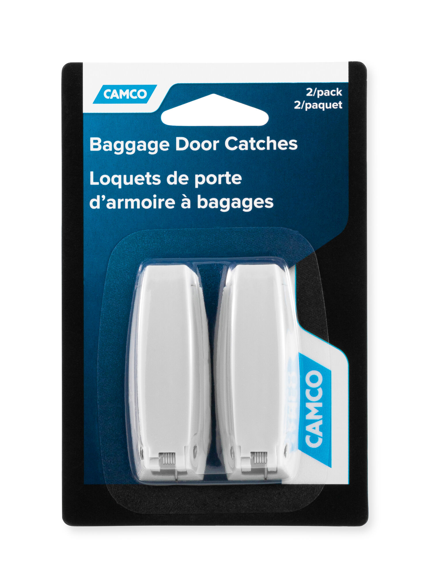 Baggage Door Catches 2/-Pk Polar White 