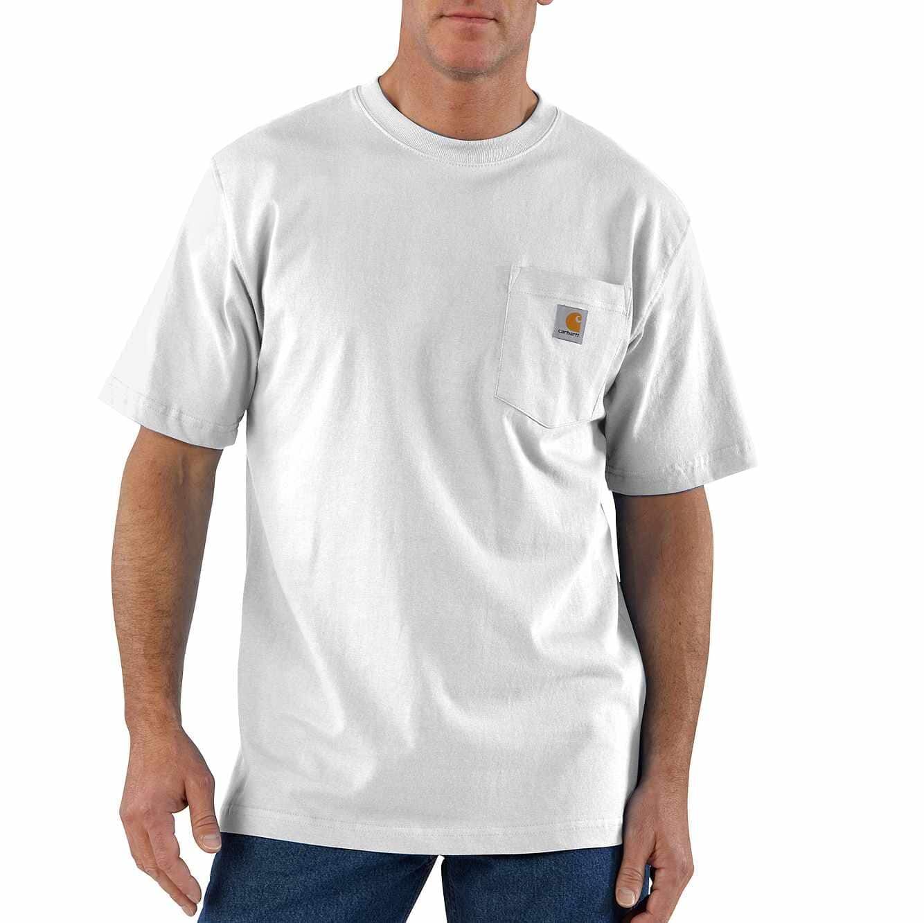 Carhartt Men's Loose Fit Heavyweight Short Sleeve Pocket T-Shirt