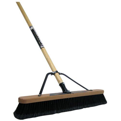 Quickie Smooth Surface Push Broom, 24-In