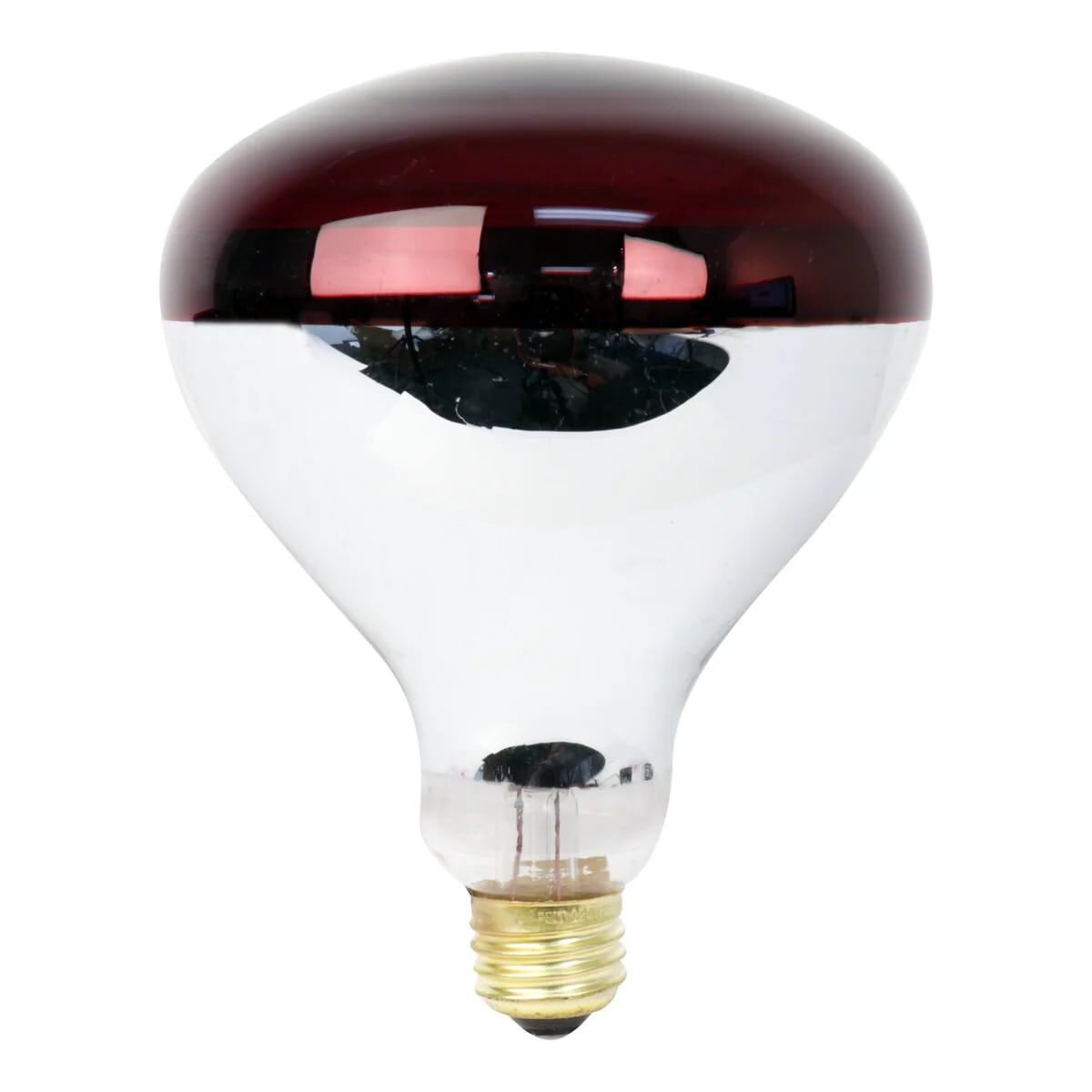 Feit Electric Red BR40 Dimmable Incandescent Heat Lamp Reflector, 250-W