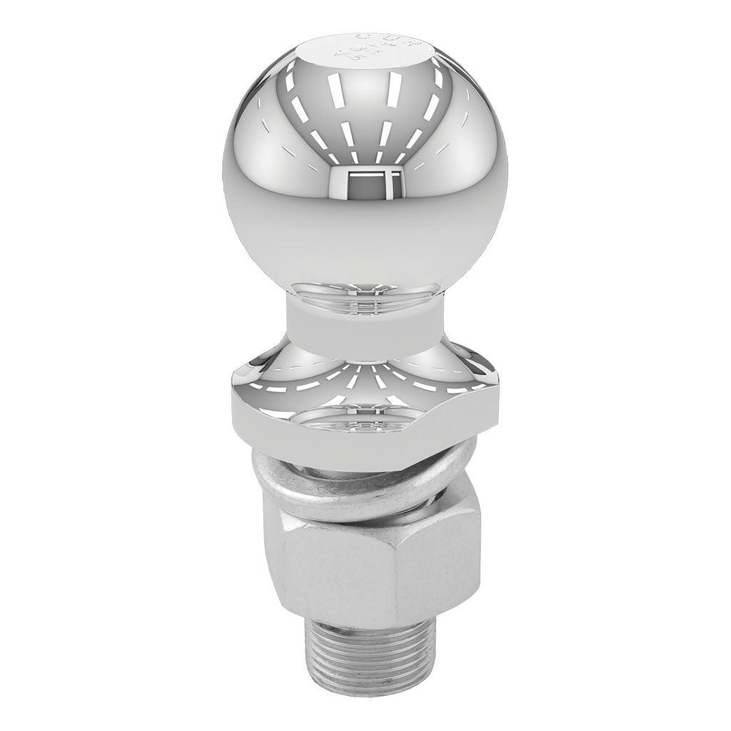 2" Trailer Ball (1" X 2-1/8" Shank, 6,000 Lbs., Chrome)