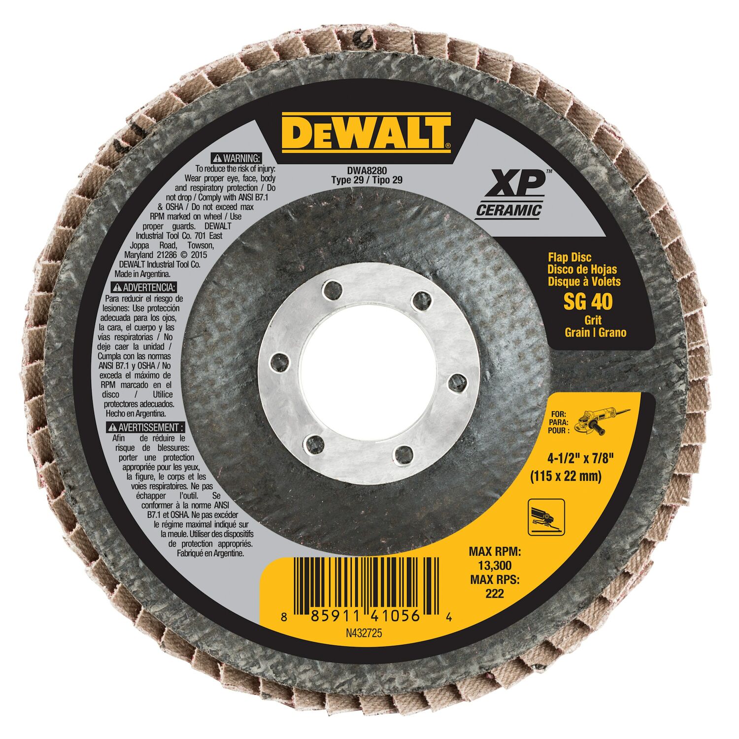 Xp Ceramic Flap Discs Type 27