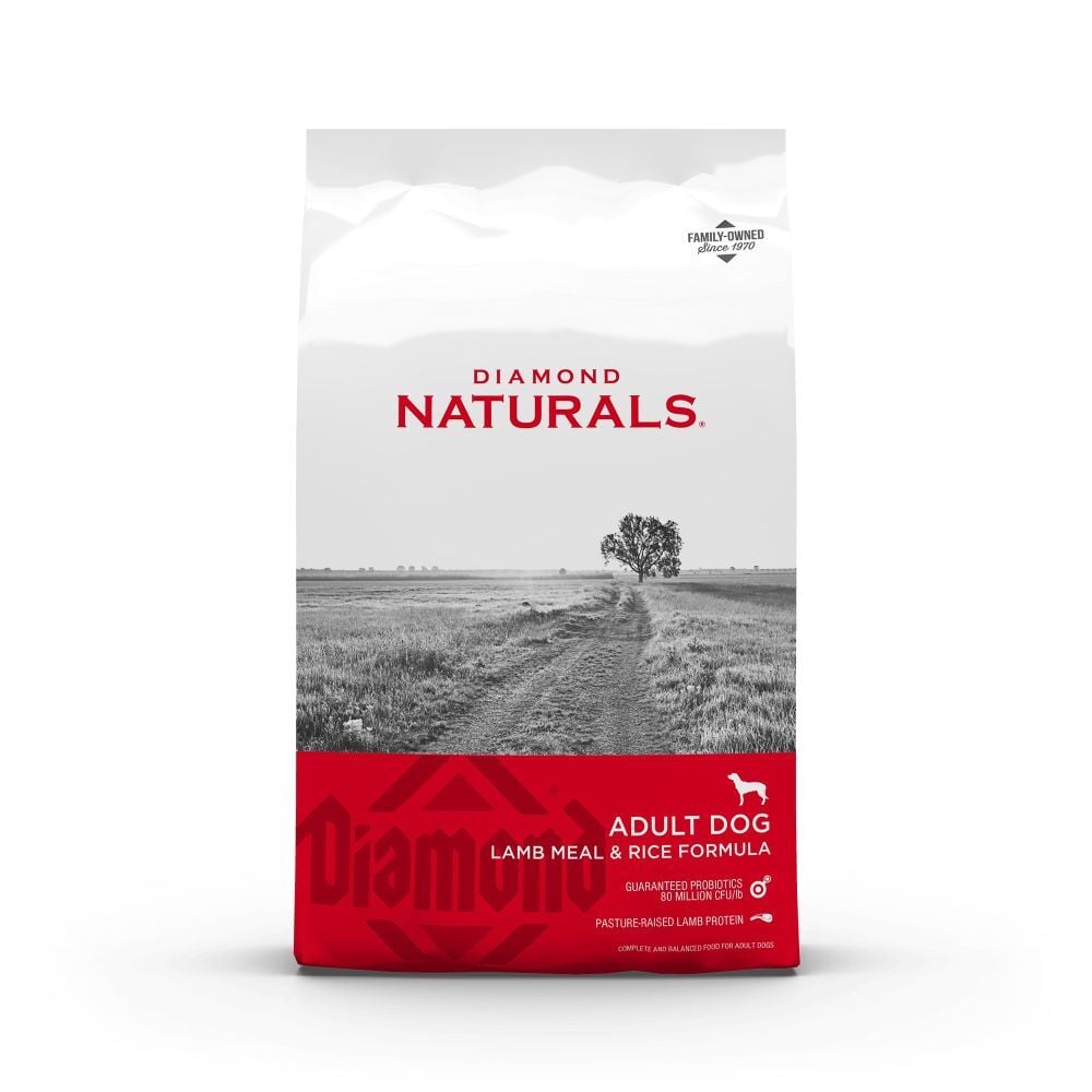 Diamond Naturals Adult Dog Lamb Meal & Rice Formula Dog Food, 40-Lb