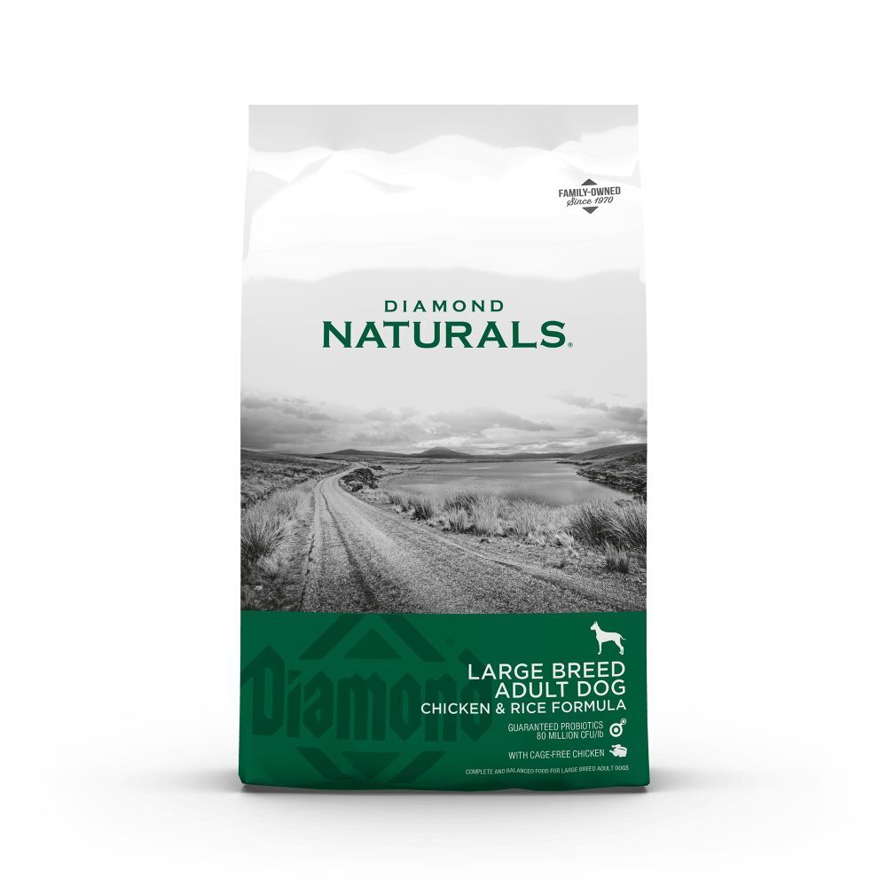 Diamond Naturals Large Breed Adult Dog Chicken & Rice Formula Dog Food, 40-Lb
