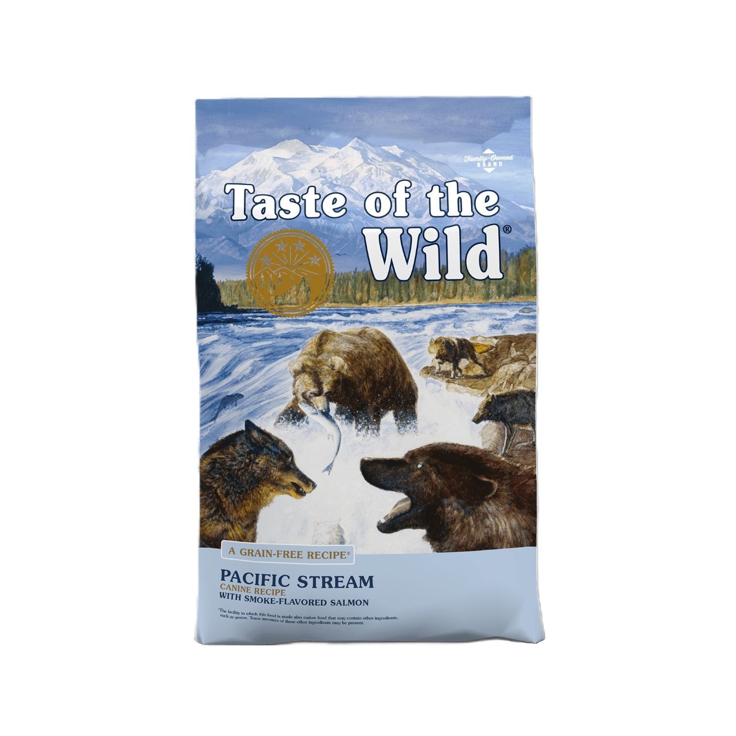 Taste of the Wild Pacific Stream Canine Recipe with Smoke-Flavored Salmon Dog Food, 5-Lb
