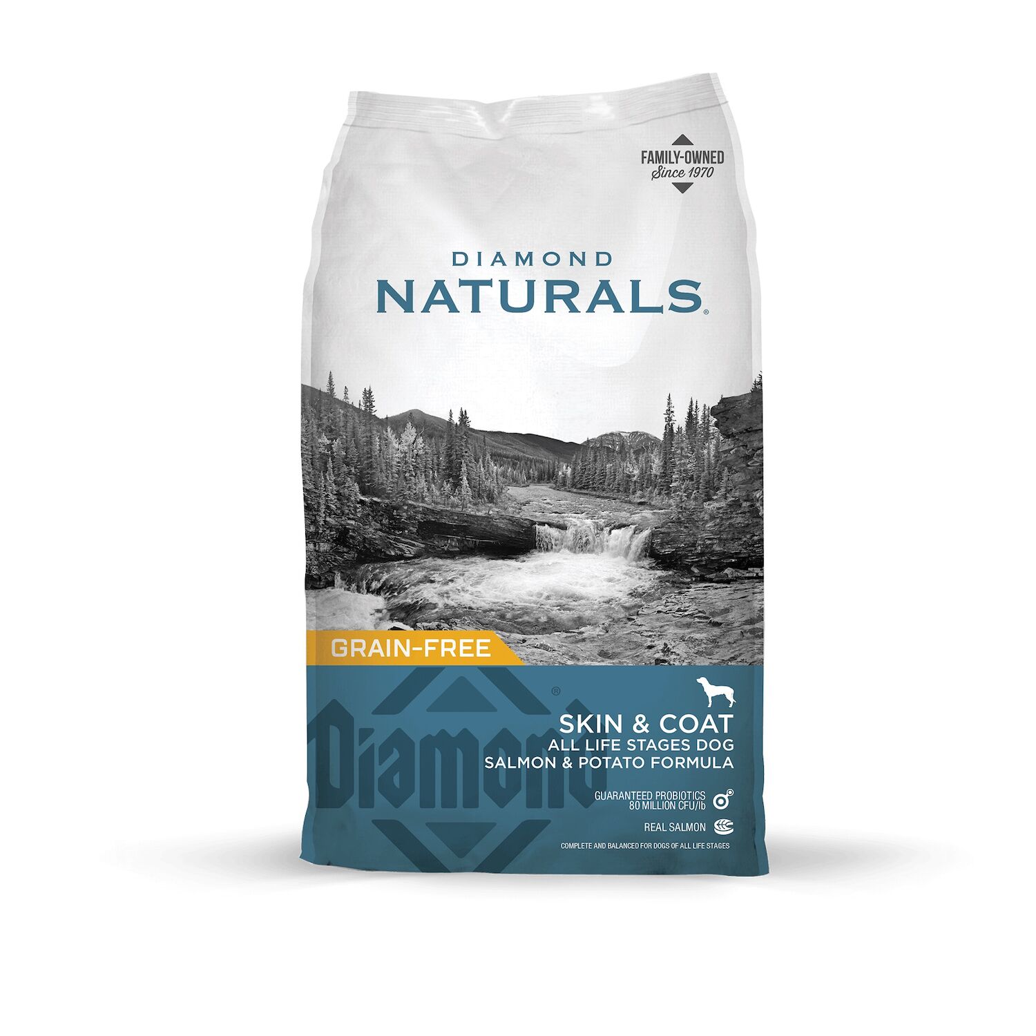 Diamond Naturals Sensitive Skin Salmon and Potato Adult Dry Dog Food, 30-Lb