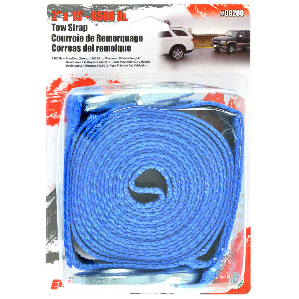 2″ X 15′ - 8500 Lb. Tow Strap