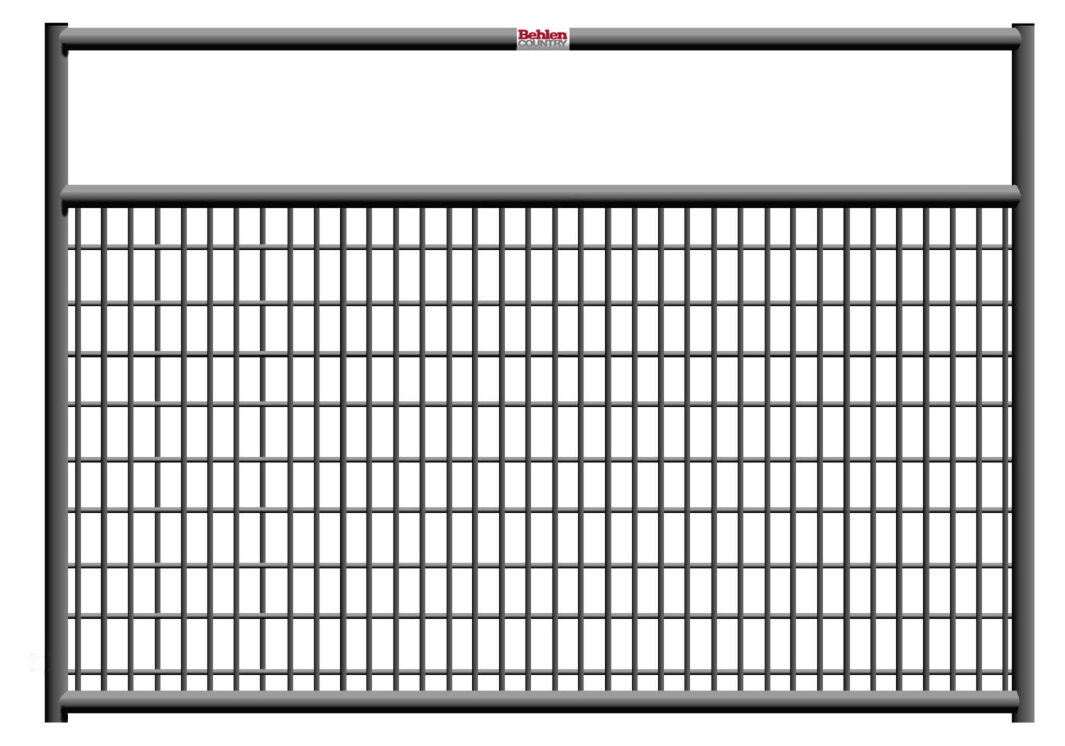 Behlen Country Gray Frontier Gate, 6-Ft x 50-In