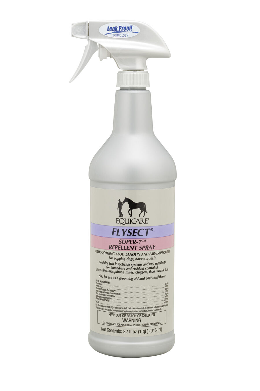 Equicare Flysect Super-7 Fly Spray, 32-Oz