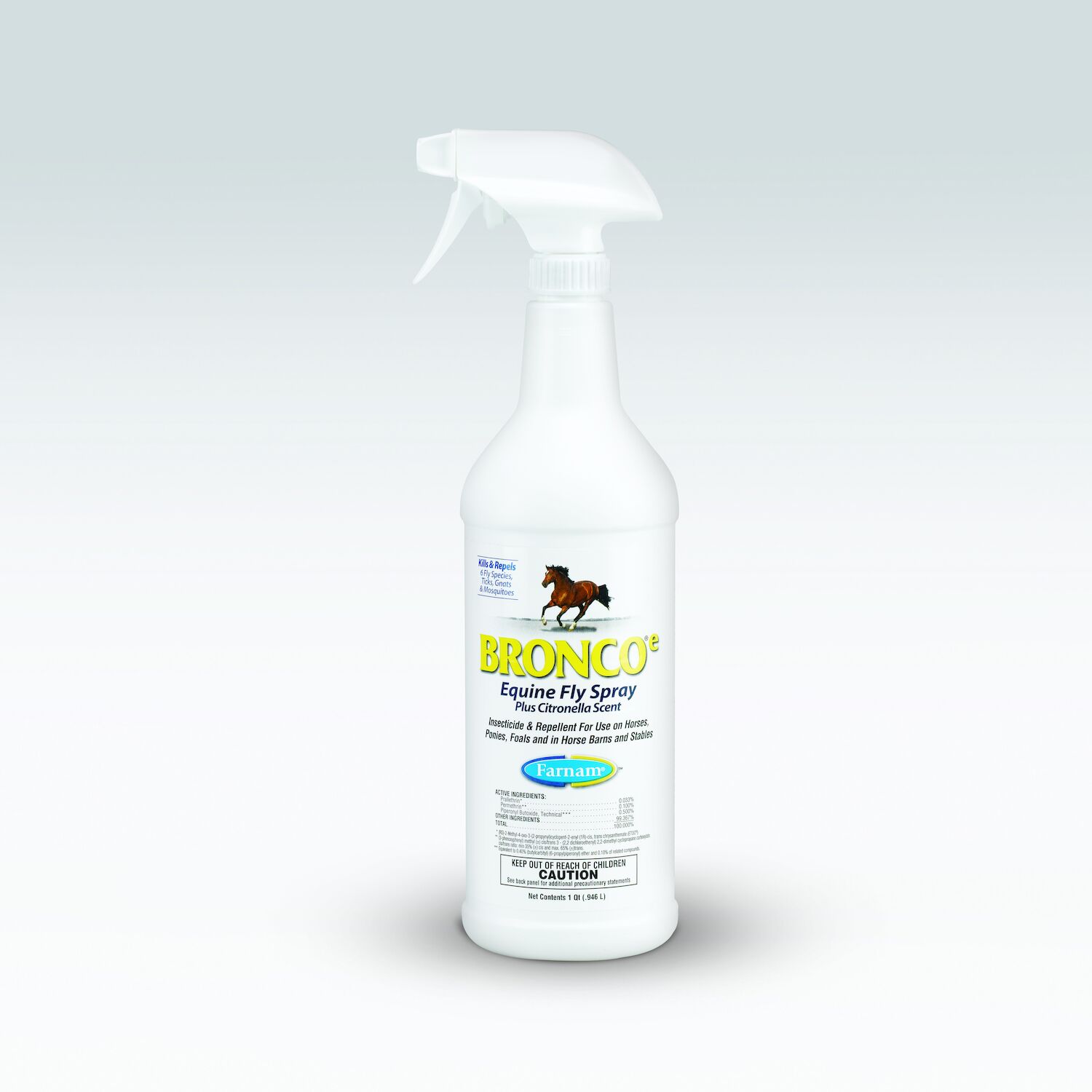 Broncoᵉ Equine Fly Spray Plus, 32-Oz