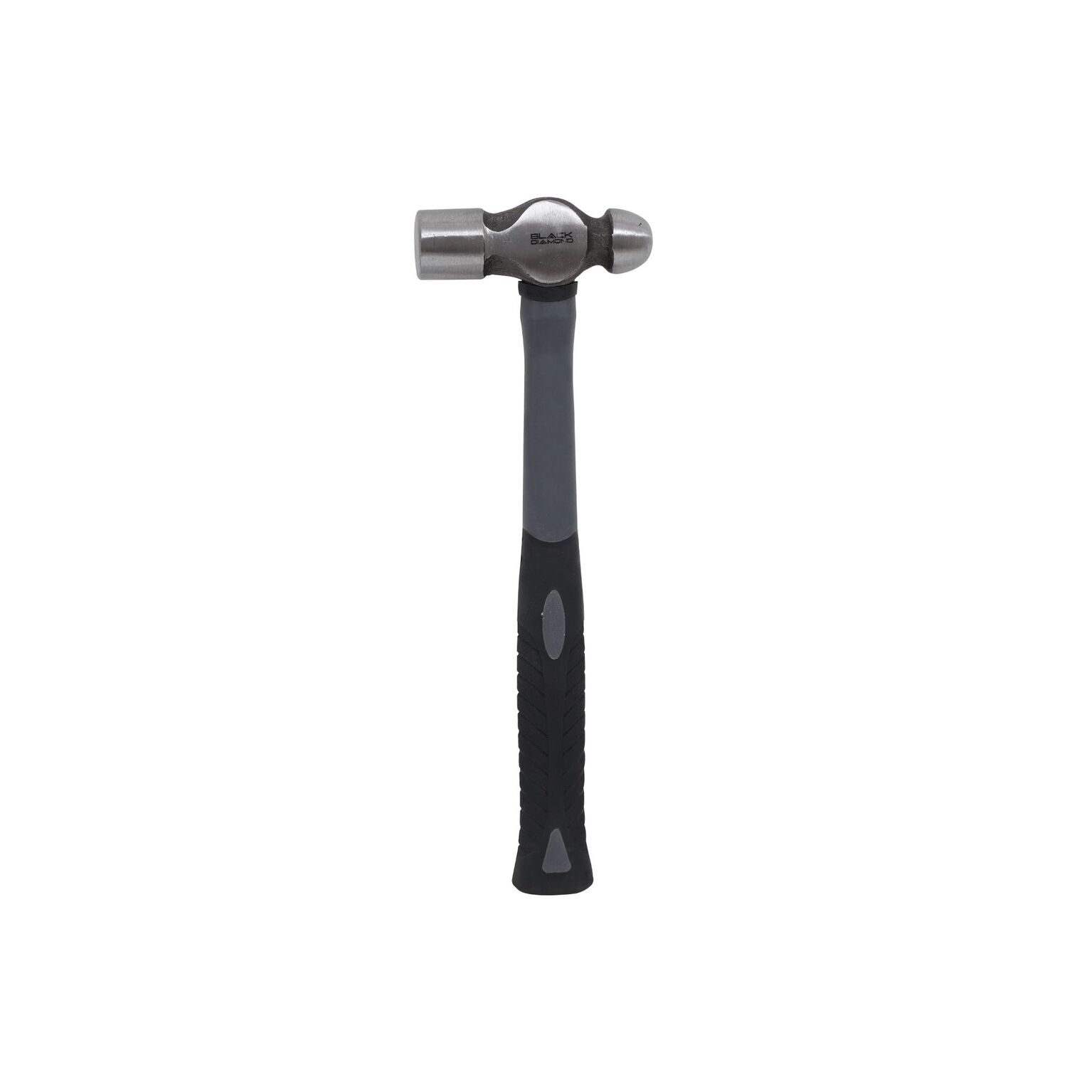 Black Diamond Ball Peen Hammer with Fiberglass Handle, 24-Oz