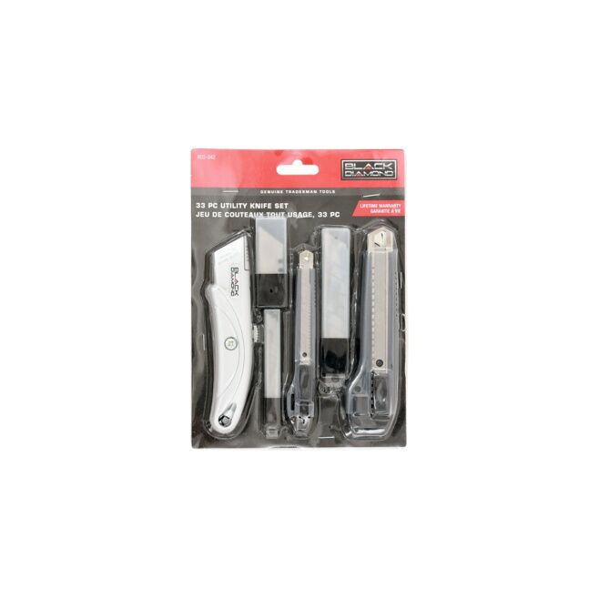 Black Diamond Utility Knife Set, 33-Pc