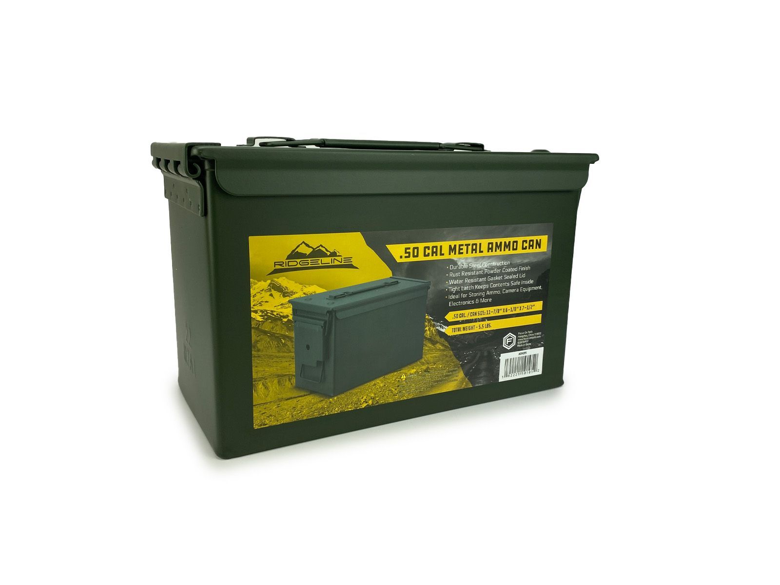 Ridgeline .50 Cal Metal Ammo Can