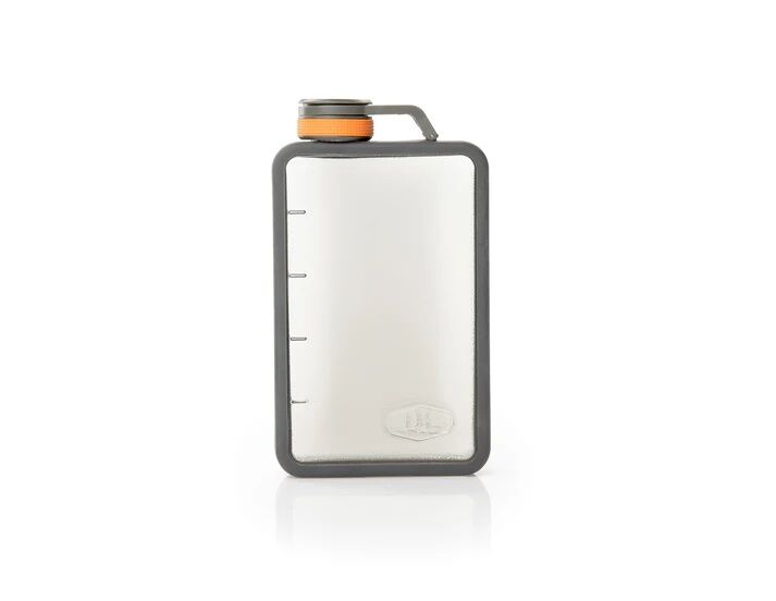 GSI Outdoors Graphite Boulder 10 Flask, 10-Oz
