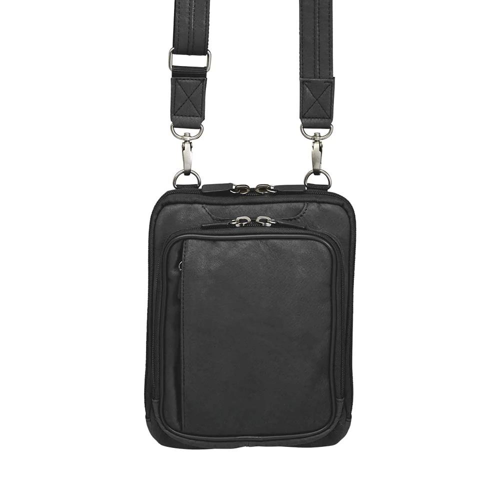Gun Tote'n Mamas Crossbody Shoulder Pouch Concealed Carry Bag Leather