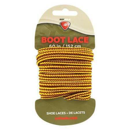 60" Gold/Brown Waxed Boot Laces