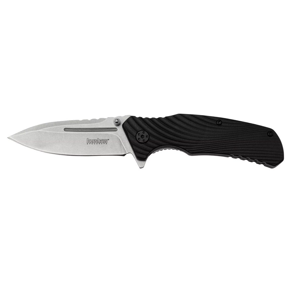 Kershaw Huddle Assisted Black GFN Folding Knife, 3 1/4-In