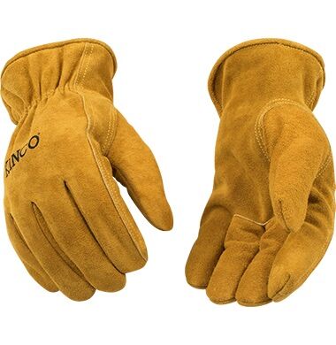 Kids’ Lined Premium Suede Cowhide Driver