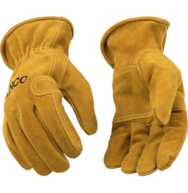 Suede Cowhide Driver With Palm Patch