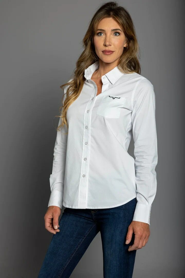 Kimes Ranch Women's Long Sleeve KR Team Shirt Top