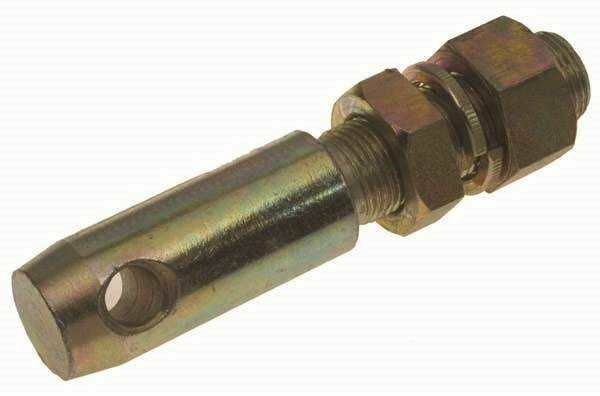 Lift Arm Pin, Category 1 To 2, Yellow Chromate, 1-1/8", Adjustable