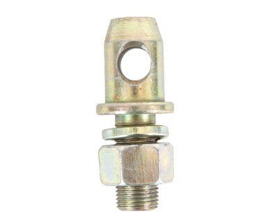 Lift Arm Stabilizer Pin With Nut, Yellow Chromate, 7/8" X 3/8"