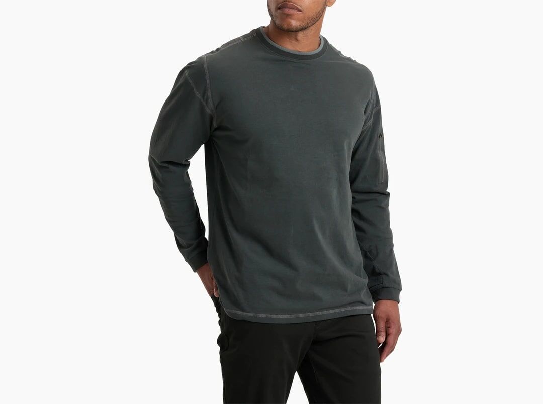 KUHL Men's Kommando Crew Long Sleeve Shirt