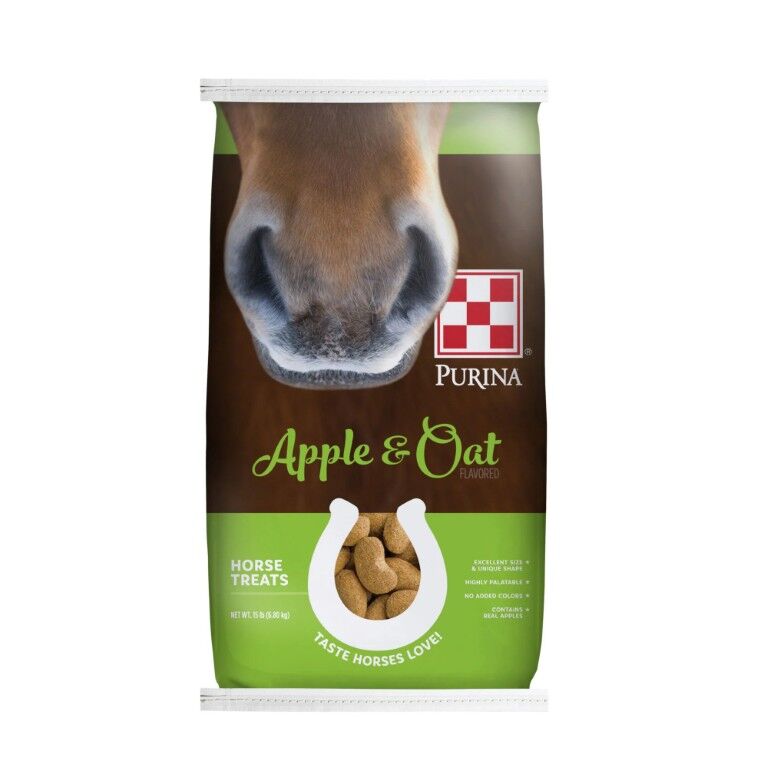 Purina Horse Apple And Oat Flavored Treats, 15-Lb
