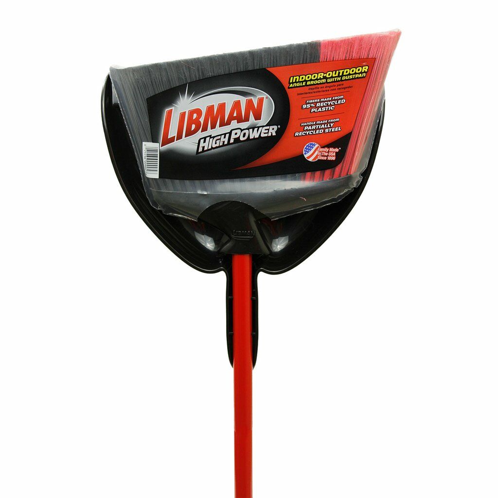 Indoor /Outdoor Angle Broom With Dustpan