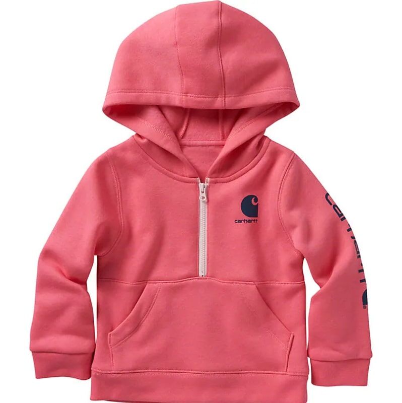 Carhartt Girl's Long Sleeve 1/2 Zip Sweatshirt