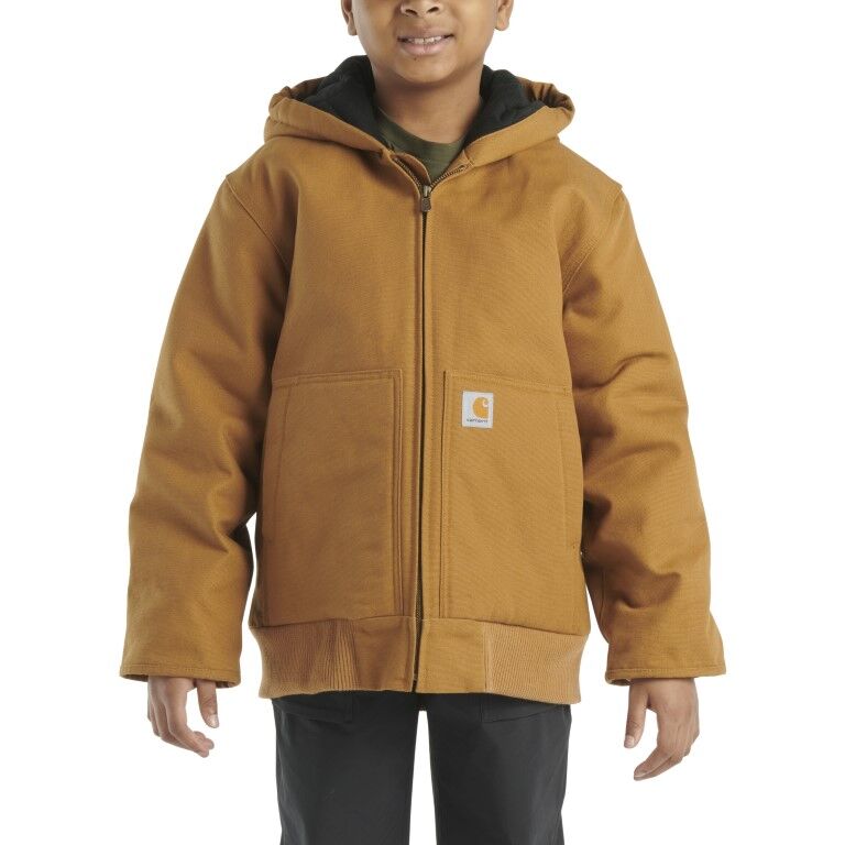 Carhartt Boy's Flannel Quilt Lined Active Jac