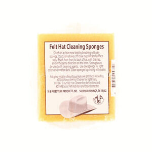M & F Western Felt Hat Cleaning Sponges