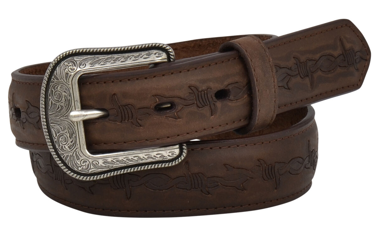 Nocona Boys 1 1/4 Boys' Western Fashion Belt in Brown